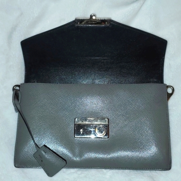 Prada Leather Clutch with Lock & Key - Picture 8 of 16